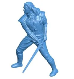 Geralt of Rivia B0011383 3d model file for 3d printer