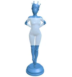 Robot Queen B0011533 3d model file for 3d printer