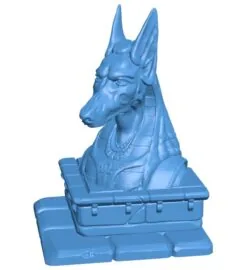 Anubis bust B0011665 3d model file for 3d printer