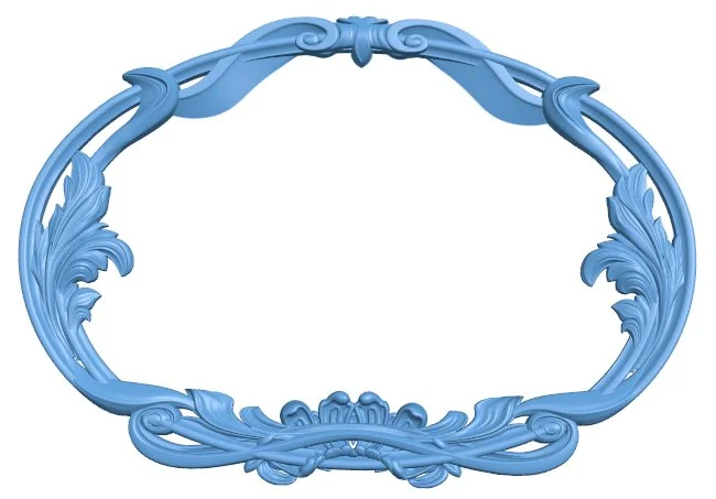 Picture frame or mirror T0010738 download free stl files 3d model for CNC wood carving