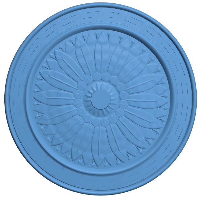 Round pattern T0011285 download free stl files 3d model for CNC wood carving