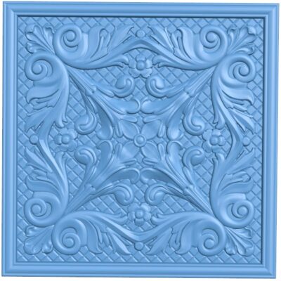Square pattern T0011293 download free stl files 3d model for CNC wood carving