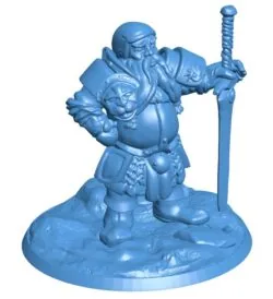 Vikings and long swords B0011793 3d model file for 3d printer