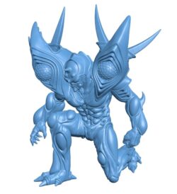 Alien warrior B0012017 3d model file for 3d printer
