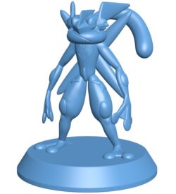 Ash’s Greninja B0012032 3d model file for 3d printer