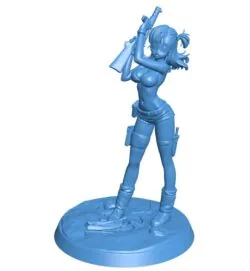 Bulma – dragon ball B0011848 3d model file for 3d printer