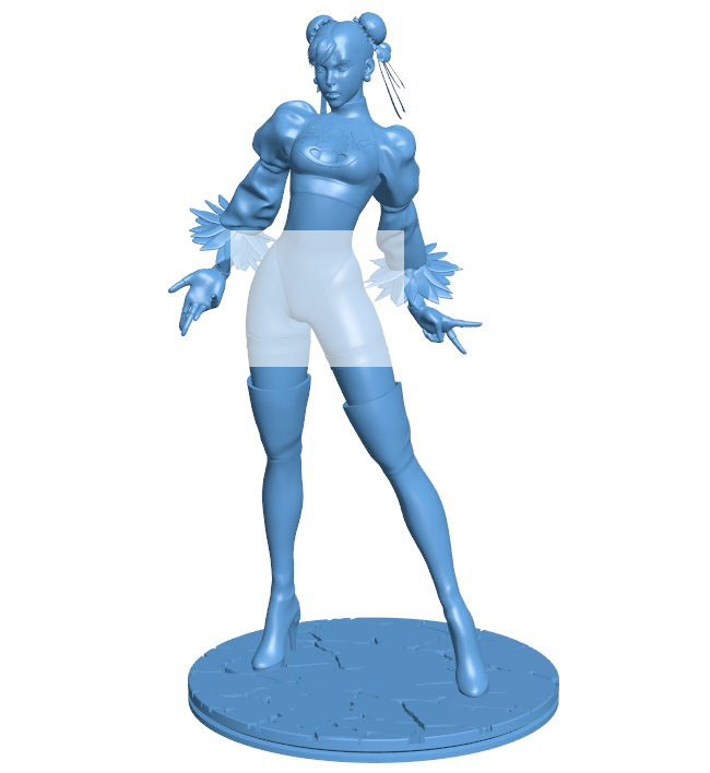 Chinese female assassin B0011952 3d model file for 3d printer