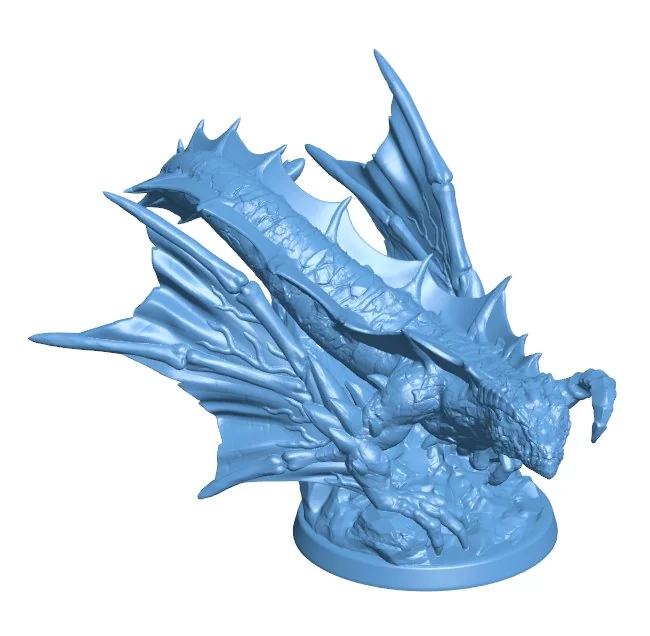 Crawling dragon B0011862 3d model file for 3d printer