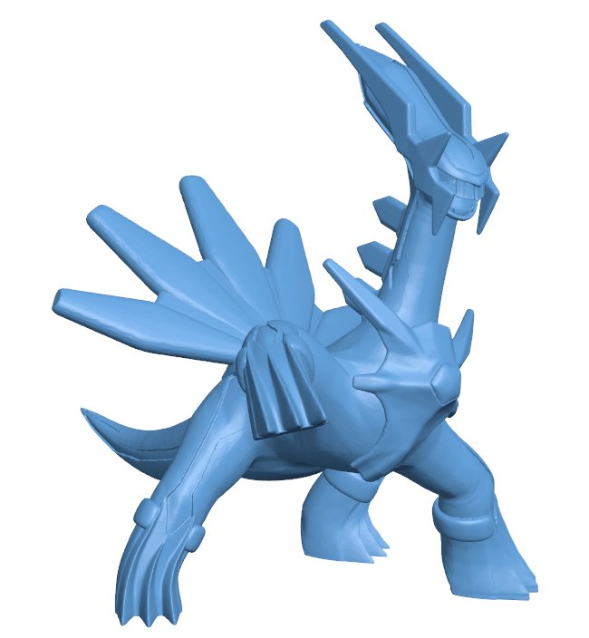 Dialga - Pokemon B0011867 3d model file for 3d printer