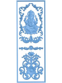 Door frame pattern T0011404 download free stl files 3d model for CNC wood carving