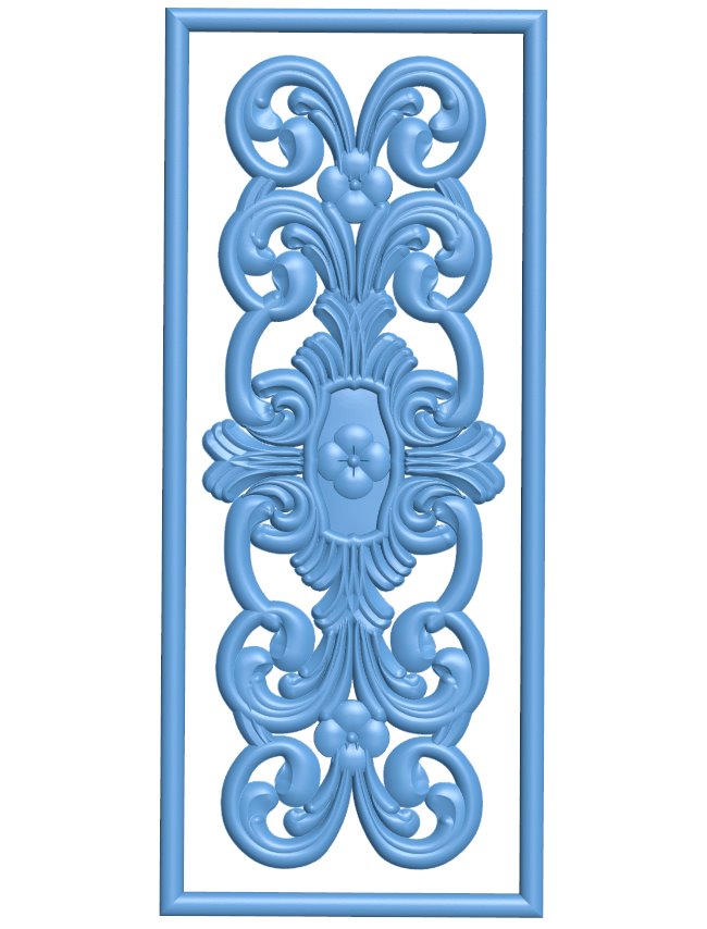 Door frame pattern T0011461 download free stl files 3d model for CNC wood carving