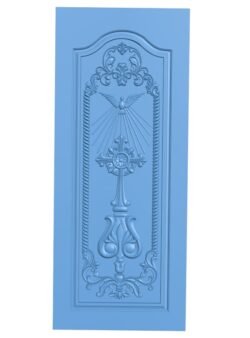 Door pattern T0011548 download free stl files 3d model for CNC wood carving