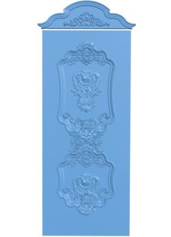 Door pattern T0011587 download free stl files 3d model for CNC wood carving