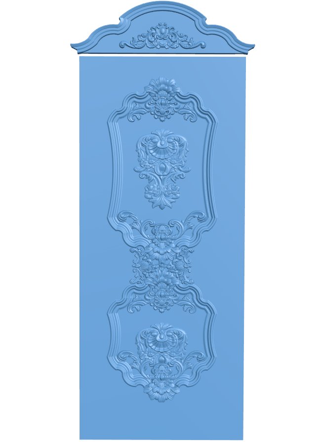 Door pattern T0011587 download free stl files 3d model for CNC wood carving