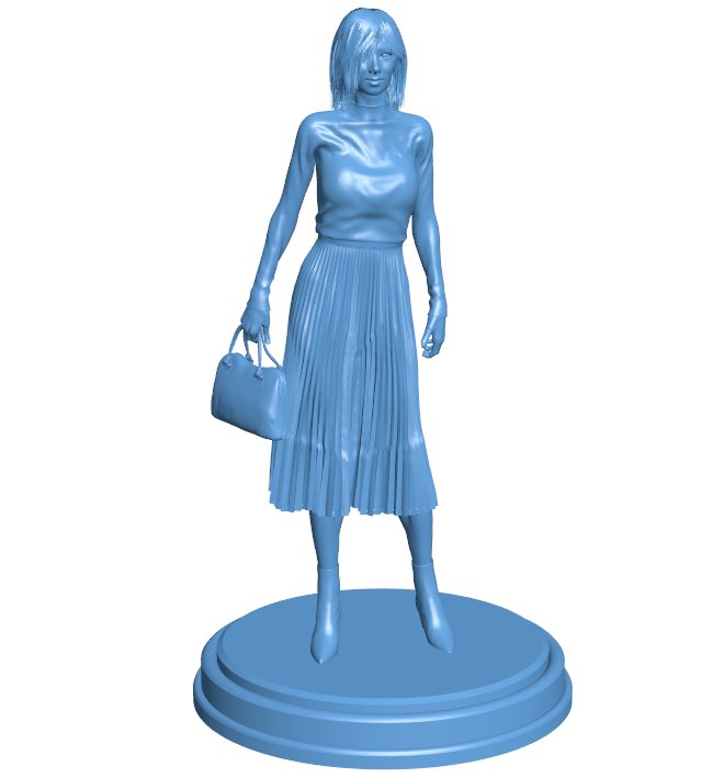 Gentle lady B0011916 3d model file for 3d printer