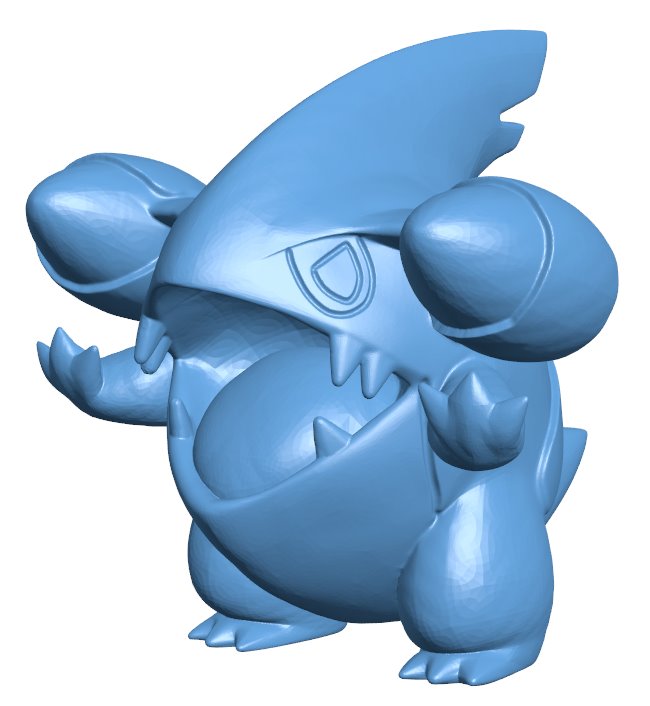 Gible - Pokemon B0011934 3d model file for 3d printer