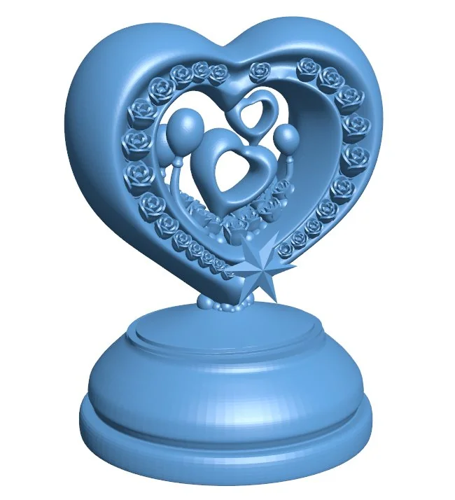 Gift of love B0012033 3d model file for 3d printer