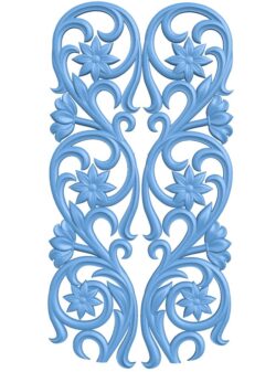 Pattern decor design T0011497 download free stl files 3d model for CNC wood carving