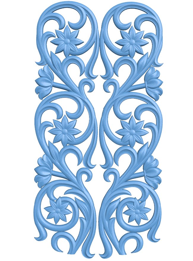 Pattern decor design T0011497 download free stl files 3d model for CNC wood carving