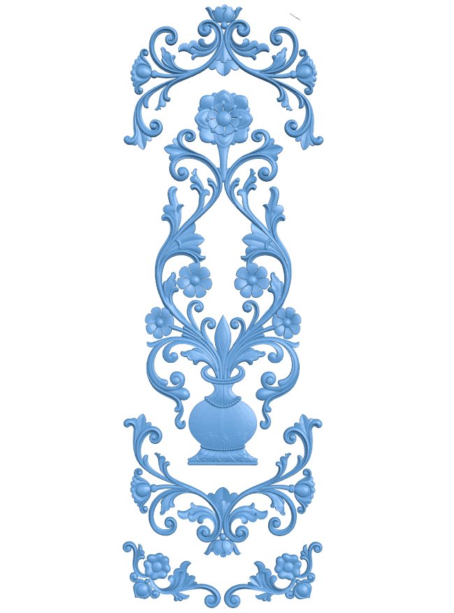 Pattern decor design T0011579 download free stl files 3d model for CNC wood carving