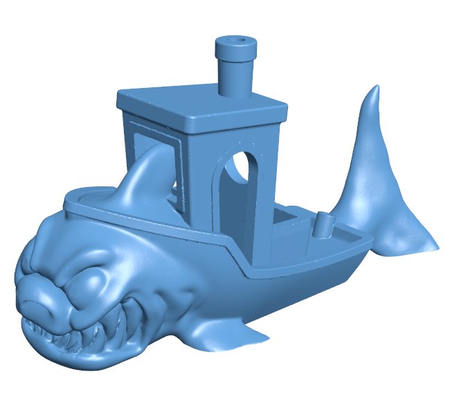 Shark boat B0011930 3d model file for 3d printer