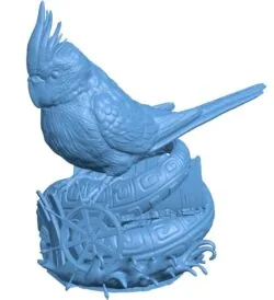 The captain’s giant parrot B0011997 3d model file for 3d printer