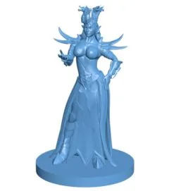 Tiamat Goddess form B0011868 3d model file for 3d printer