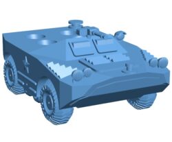 Toy BRDM armored vehicle B0011979 3d model file for 3d printer