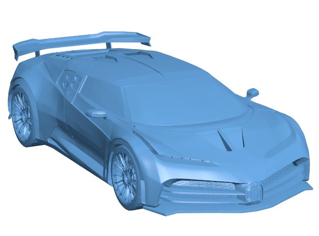 2022 Bugatti Centodieci - car B0012155 3d model file for 3d printer