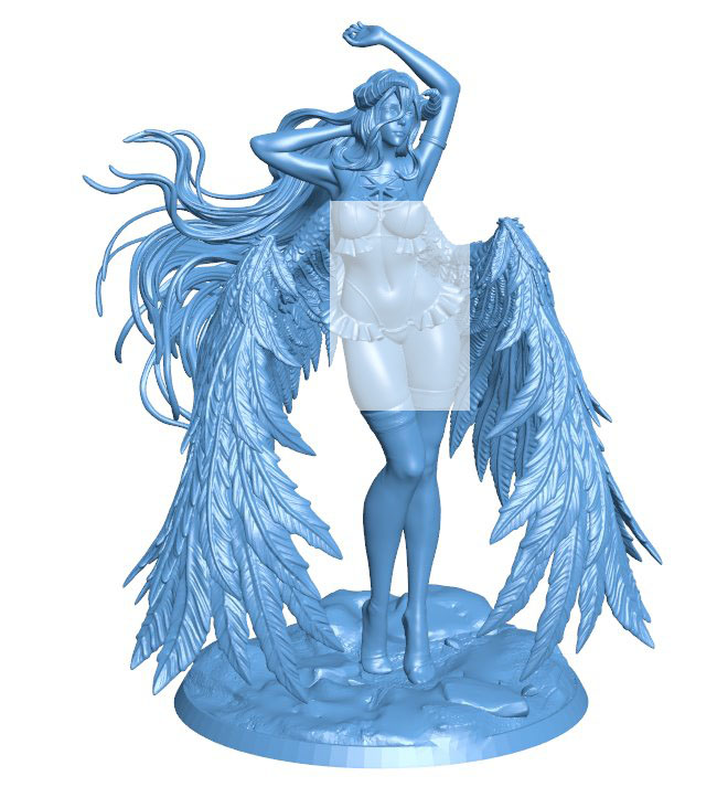 Angel of Darkness B0012165 3d model file for 3d printer