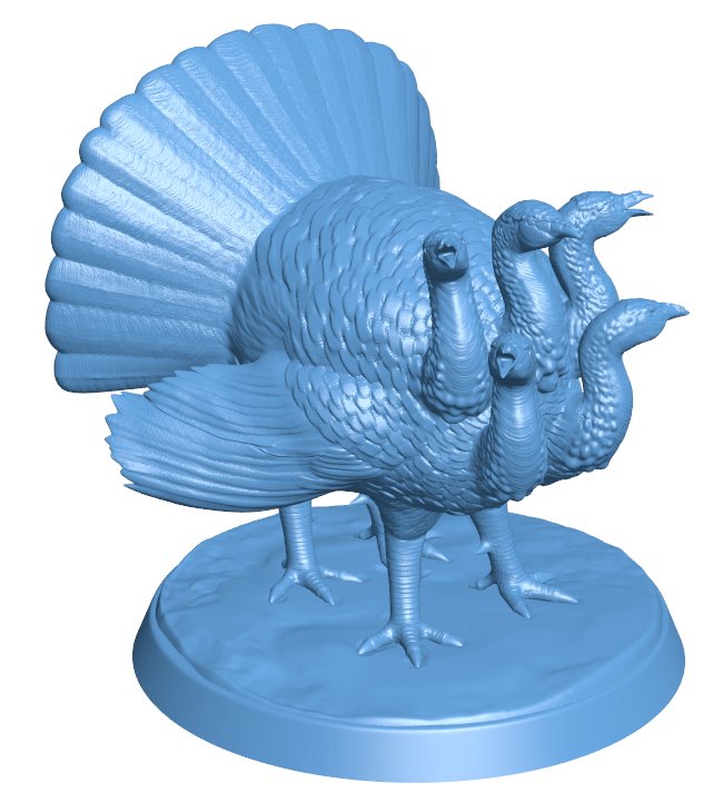 ArtStation Turkey Hydra B0012166 3d model file for 3d printer