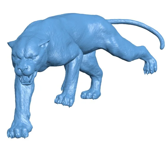 Black Panther B0012100 3d model file for 3d printer