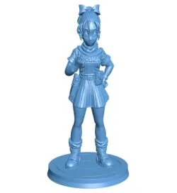 Bulma Dragon Ball B0012041 3d model file for 3d printer