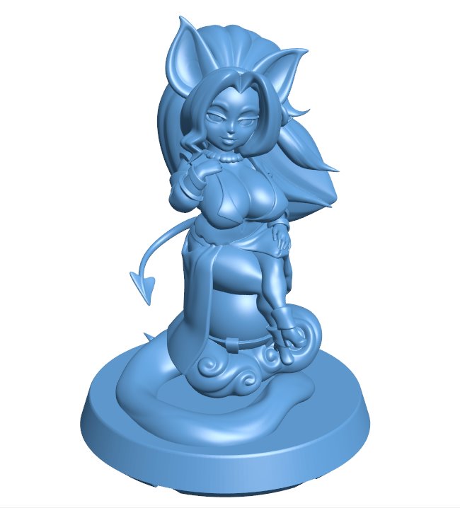 Cartoon Girl B0012178 3d model file for 3d printer