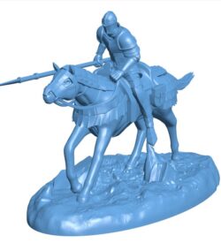 Cavalry soldiers B0012128 3d model file for 3d printer