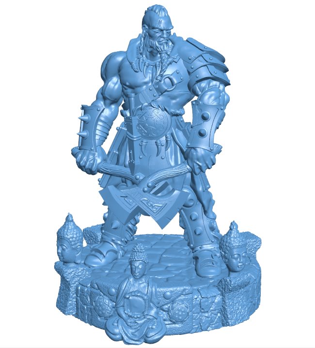 Champion of Hell B0012180 3d model file for 3d printer