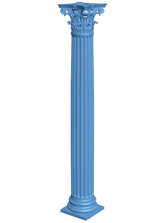 Column pattern T0011685 download free stl files 3d model for CNC wood carving