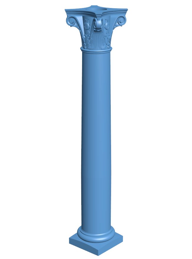 Column pattern T0011706 download free stl files 3d model for CNC wood carving