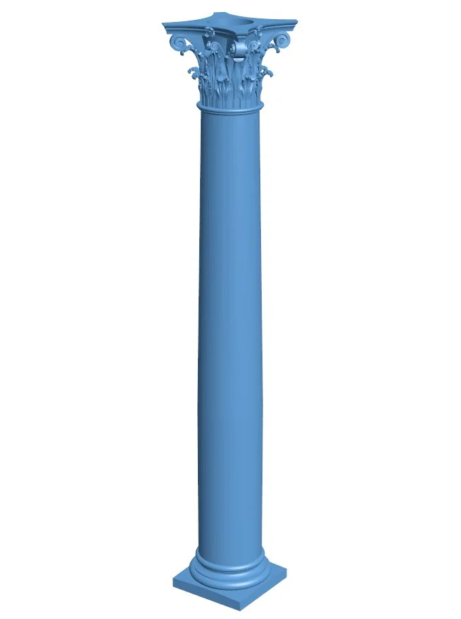 Column pattern T0011708 download free stl files 3d model for CNC wood carving