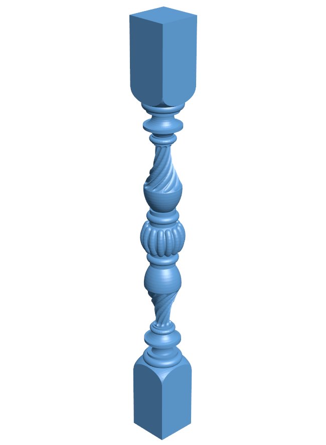 Column pattern T0011807 download free stl files 3d model for CNC wood carving