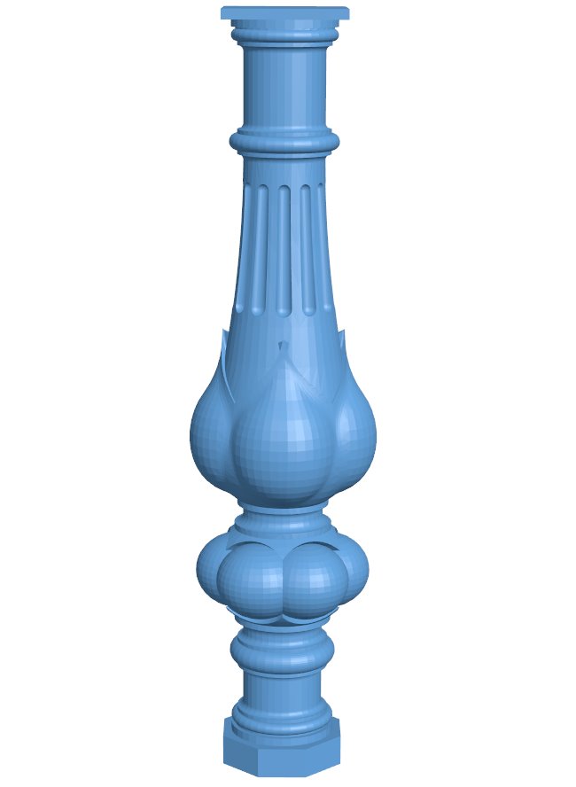 Column pattern T0011809 download free stl files 3d model for CNC wood carving