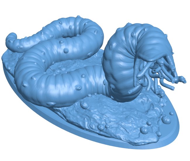 Devouring Worm B0012171 3d model file for 3d printer