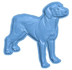Dog T0011742 download free stl files 3d model for CNC wood carving
