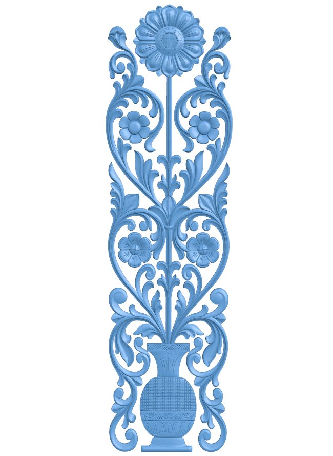 Door frame pattern T0011667 download free stl files 3d model for CNC wood carving