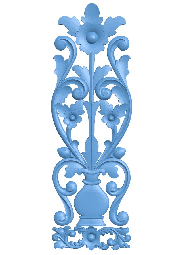 Door frame pattern T0011668 download free stl files 3d model for CNC wood carving