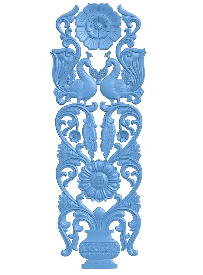 Door frame pattern T0011690 download free stl files 3d model for CNC wood carving