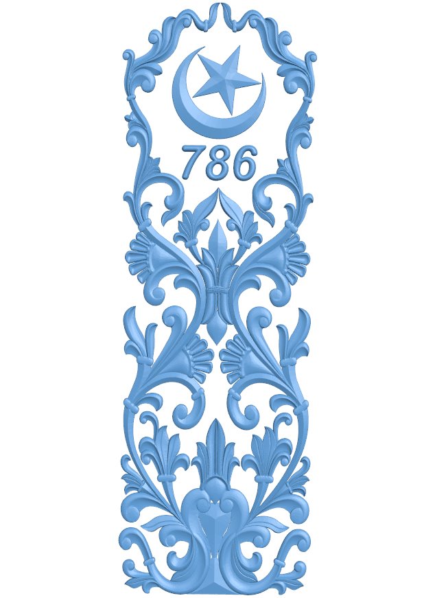 Door frame pattern T0011692 download free stl files 3d model for CNC wood carving