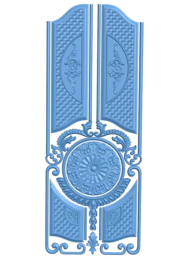 Door frame pattern T0011693 download free stl files 3d model for CNC wood carving