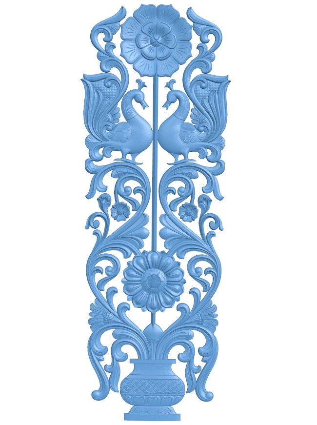 Door frame pattern T0011695 download free stl files 3d model for CNC wood carving