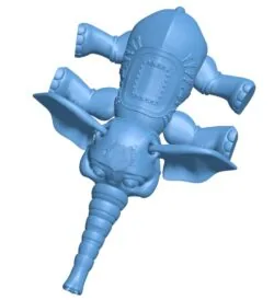 Elephant B0012217 3d model file for 3d printer